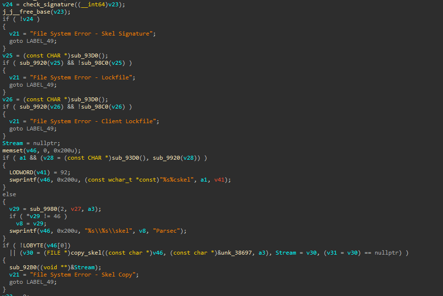 Skel copy flow