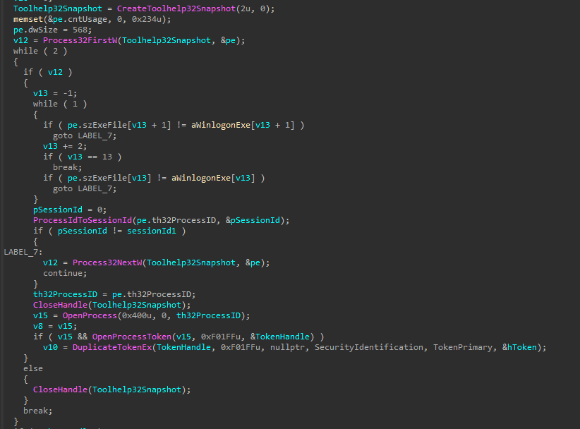 winlogon.exe search